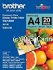 Brother BP71GA4 A4 Glossy Inkjet Photo Paper - 20 Sheets   