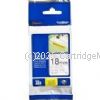 Brother TZe-S241 Strong Adhesive Black on White Tape 18mm x 8M