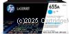 Hewlett Packard CF451A (655A) Cyan -10,500 Pages   