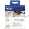 Brother DK-11219 White Small Address Round 12mm