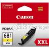 Canon CLI-681XXLY Yellow Extra Extra Large Inkjet - Average 760 Pages      