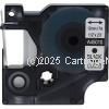*Dymo SD45010 Black Text on 12mm wide Clear Laminated Tape New Compatible- 7 Metres