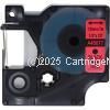 *Dymo SD45017 Black Text on 12mm wide Red Laminated Tape New Compatible - 7 Metres 
