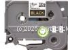 *Brother TZe-344 Laminated Gold on Black Tape - 18mm x 8m New Compatible