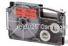 *Casio XR6RD Black Text on 6mm wide Red New Compatible Label Tape x 8 Metres      