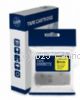 *Brother TZe-C21 Laminated Black on Fluro Yellow Tape - 9mm x 5m-New Compatible    