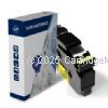 *Brother TZe-FX641 Laminated Black on Flex Yellow Tape  18mm x 8m - New Comptible