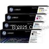 Hewlett Packard W2110A (206A) Value Pack (4) Standard Yield - Original   