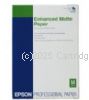 Epson S042095 Archival Matte Enhanced A2 Matte Paper - 50 Sheets