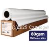 Hewlett Packard Q1396A A1 Universal Bond Paper 80gsm 610mm x 45.7m (24 inch)