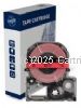*Epson ESC12RW New Compatible Black Text on 12mm wide Red Label Tape    