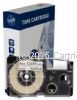 *Casio XR9X Black Text on 9mm wide Clear New Compatible Label Tape x 8 Metres    