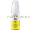 Canon GI60Y Yellow Bottle of Ink  - Original Product    