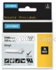 Dymo 18443 Rhino Black On White Permanent Polyester - 9mm 