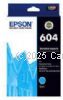 Epson T10G292 (604) Cyan Ink Cartridge Standard Yield   