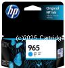 Hewlett Packard 3JA77AA (965) Cyan Inkjet 