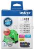 Brother LC-432-3PK (CMY) - Original      