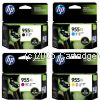 Hewlett Packard 955XL Extra Large Value Pack (BCMY) - Original