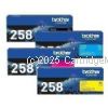 Brother TN-258B Standard Yield Value Pack (BCMY) - Original   