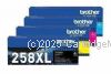 Brother TN-258XLB High Yield Value Pack (BCMY) - Original    