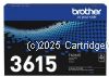 Brother TN-3615 Black Toner - Average Yield 18K - Original 