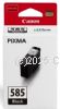 Canon PG585 Black Ink Cartridge - Average Yield 180 Page Life - Original Product 